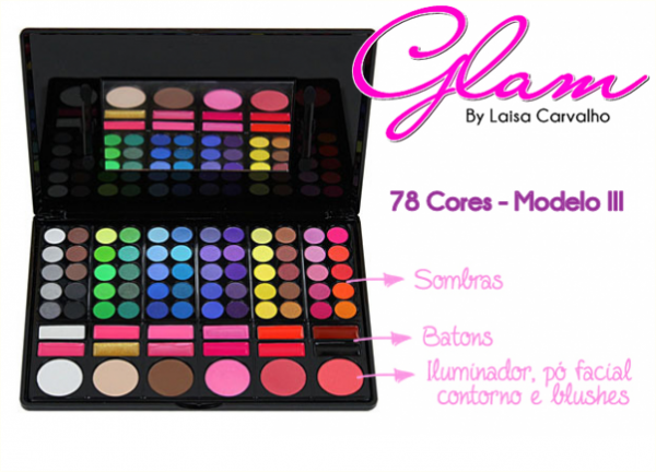Paleta de 78 cores Modelo 3